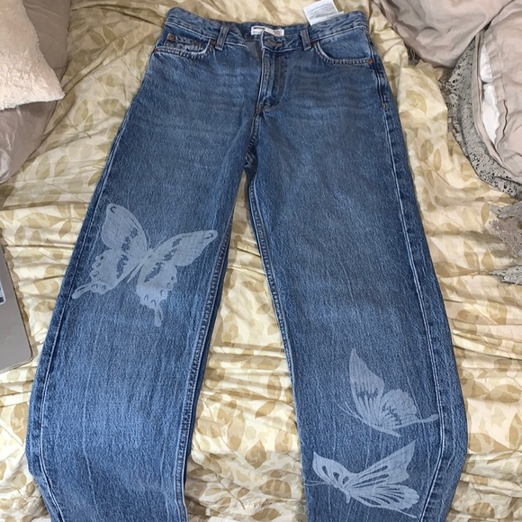 Asos butterfly jeans